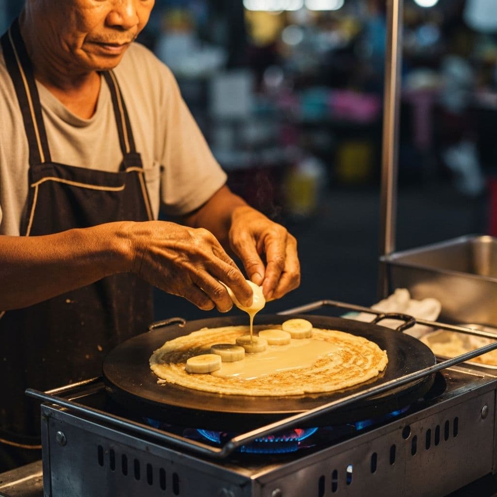 Thai Street Pancake in Thai
